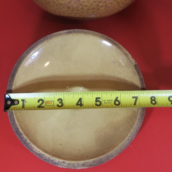 KLA Ham'rd Vintage Oven Ware Lidded Pottery Bowl 43-18 - Picture 14 of 16